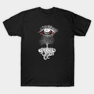 Eye Tree Octopus - Gothic Nature Design T-Shirt